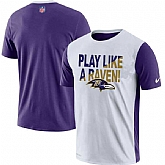 Baltimore Ravens Nike Performance T-Shirt White,baseball caps,new era cap wholesale,wholesale hats
